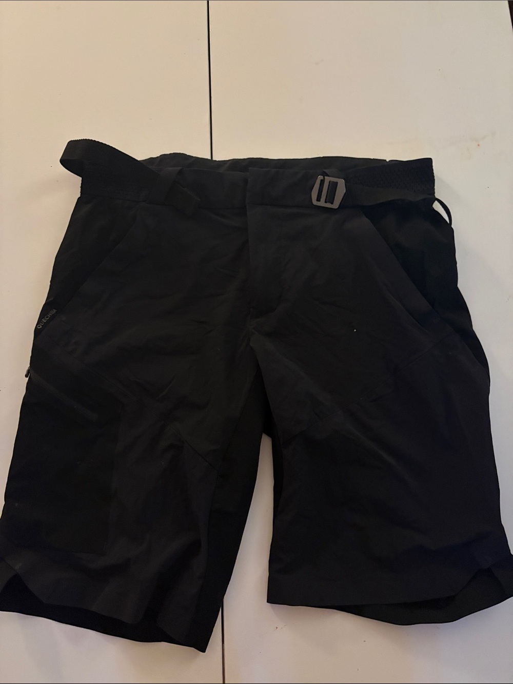 Quechua Black Men's Outdoor Hybrid Shorts